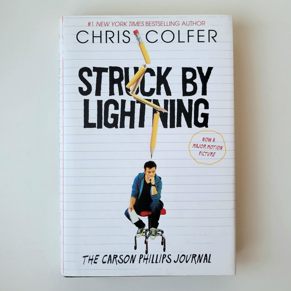 📕 5/$35 | Struck By Lightning - Chris Colfer | Hardcover Book